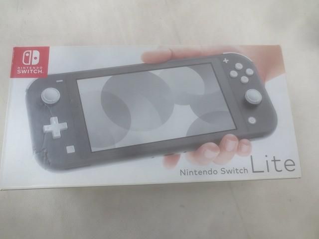 ゲーム Nintendo switch ニンテンドースイッチ 本体 ライト 動作品 HDH-001 グレー 箱 周辺機器付き 訳あり