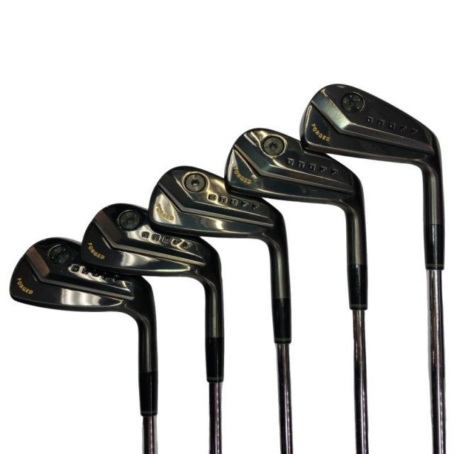 【中古】 ダイワ(グローブライド) ONOFF FORGED(2022) KURO ガンメタル 5S アイアンセット IR リシャフト (フレックスその他) メンズ 男性用 右利き 右用 Cランク ゴルフクラブ