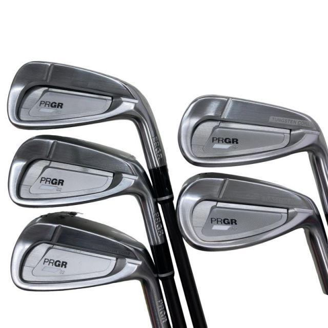 【中古】 プロギア PRGR 02 6S アイアンセット IR Diamana FOR PRGR(2020 IR) (フレックスSR) メンズ 男性用 右利き 右用 Cランク ゴルフクラブ