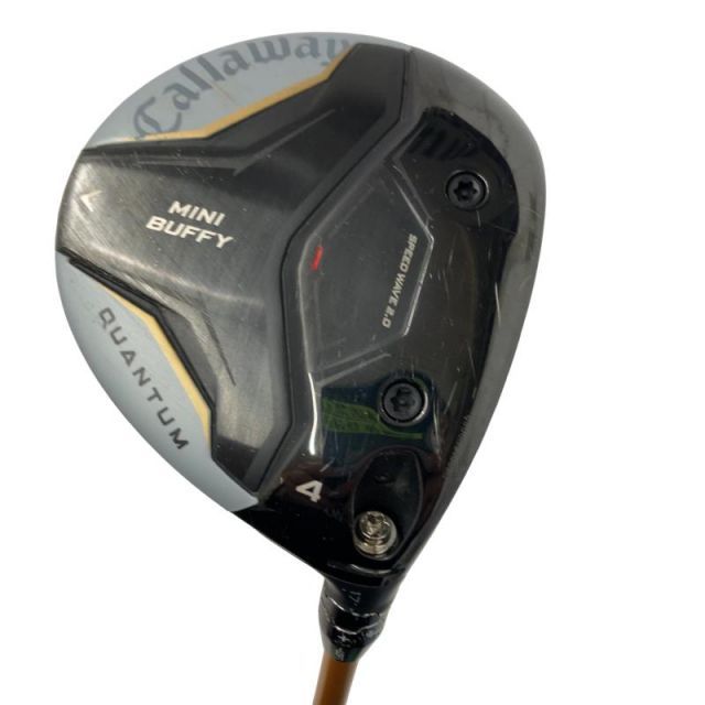 【中古】 キャロウェイ QUANTUM MINI BUFFY 4W フェアウェイウッド FW リシャフト (フレックスその他) メンズ 男性用 右利き 右用 Dランク ゴルフクラブ