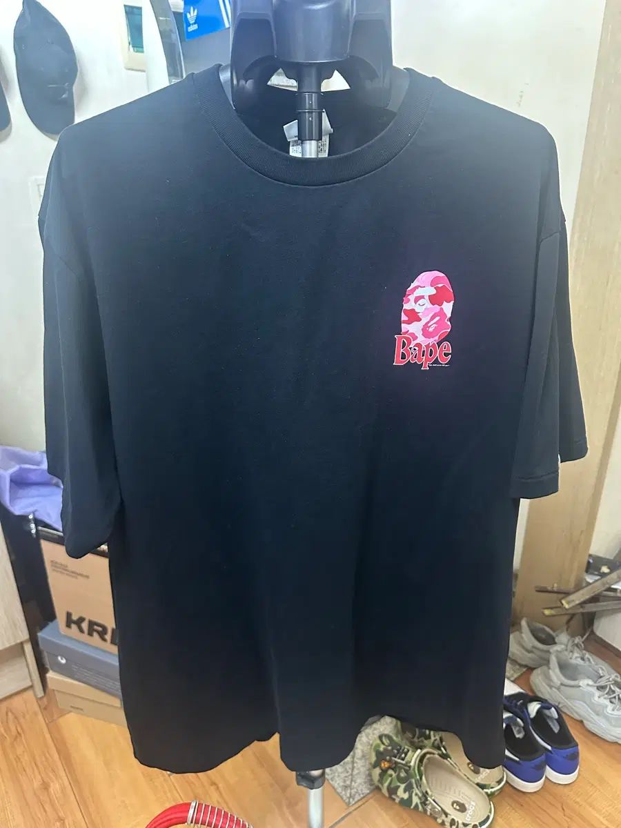アベイシングエイプ フローラ BIG エイプ ヘッド リラックスド フィット Tシャツ XXL