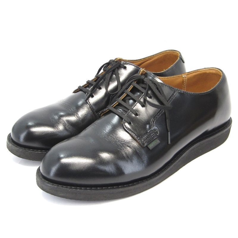 REDWING レッドウィング US8.5D 26.5cm ポストマン オックスフォード 101 2025年製 プレーントゥ 外羽根 ブラック シャパラル 35005807
