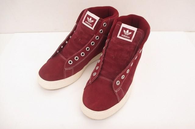 良品 アディダス adidas スタンスミス CS ミッド スエード カレッジバーガンディー 26.0cm メンズ