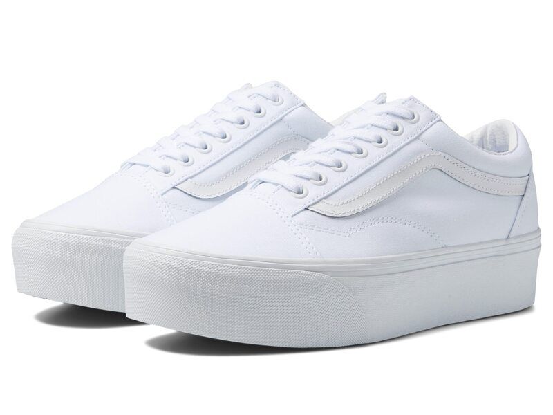 バンズ メンズ シューズ スニーカー Vans Old Skool Stackform True White ホワイト