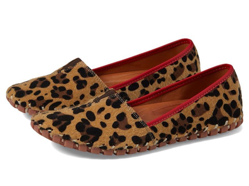 スプリングステップ レディース シューズ サンダル Spring Step Kathaleta Hide Leopard Print アニマル