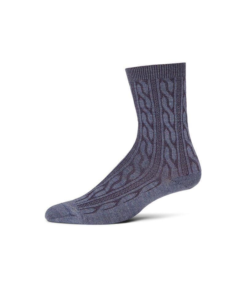 スマートウール レディース アンダーウェア 靴下 Smartwool Everyday Cable Crew Socks Chalk Violet チョーク