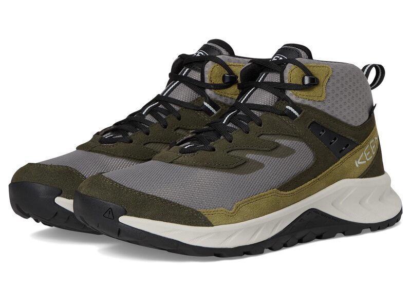キーン メンズ シューズ ブーツ・レインブーツ KEEN Hightrail Waterproof Hiking Bootsteel GreyForeST Night グレーウエスタンブーツ