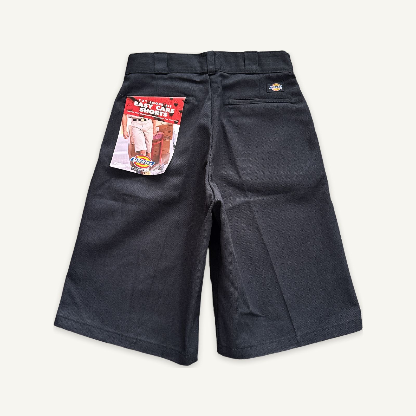 90s デッドストック　ディッキーズ　ハーフパンツ　ブラック　圧着タグ
