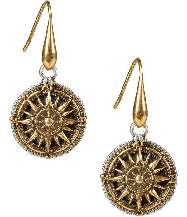 パトリシアナシュ レディース アクセサリー ピアス・イヤリング Patricia Nash Compass Hoop Drop EarringsilverOx シルバー 7,004円