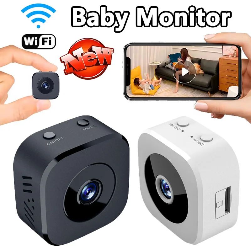 SKIG ミニカメラ WiFi ワイヤレス 1080p フルHD スマートホーム監視