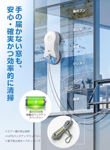 HUTT DDC55pro 窓拭きロボット【2026年革新技術搭載】全自動窓掃除