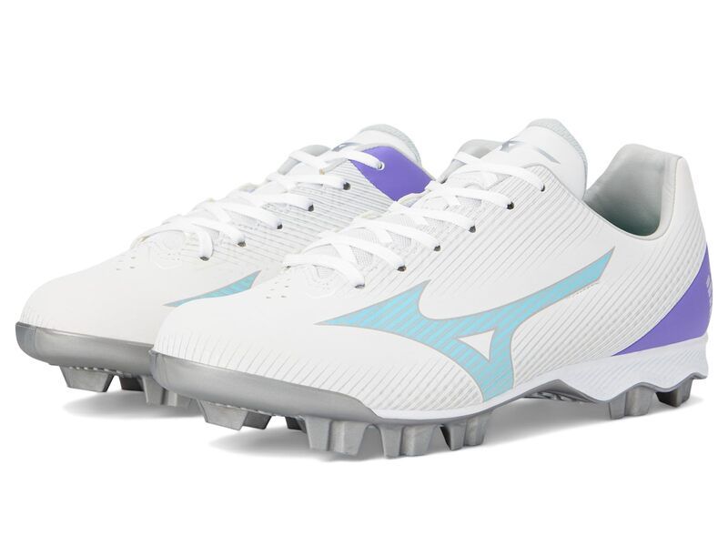 ミズノ レディース シューズ スニーカー Mizuno Wave Finch Lightrevo WhiteBlue ホワイト