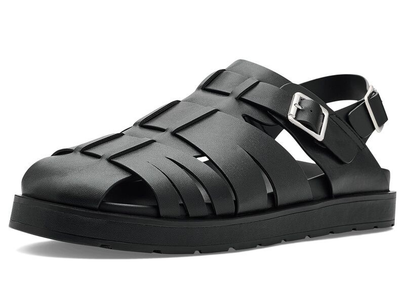ステイシーアダムス メンズ シューズ サンダル Stacy Adams Largo Slingback Buckle Sandals Black ブラック