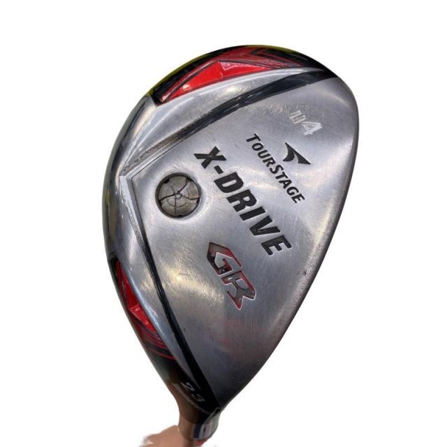 【中古】 ブリヂストン TOURSTAGE X-DRIVE GR(2010) U4 ユーティリティ UT Tour AD B10-03u (フレックスS) メンズ 男性用 右利き 右用 Cランク ゴルフクラブ
