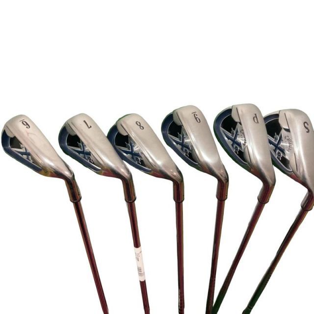 【中古】 キャロウェイ X・20(新溝適合) 8S USA アイアンセット IR Callaway Golf Steel (フレックスUNI) メンズ 男性用 右利き 右用 Dランク ゴルフクラブ