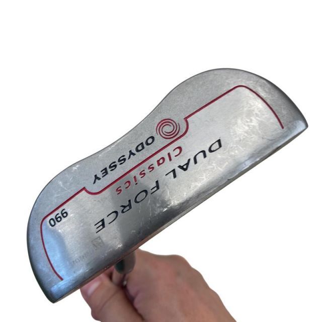 【中古】 オデッセイ DUAL FORCE Classics 990 34インチ パター PT スチール (フレックスその他) メンズ 男性用 右利き 右用 Cランク ゴルフクラブ