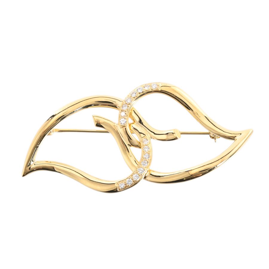 TIFFANY&Co. ティファニー ブローチ ダブルリーフ