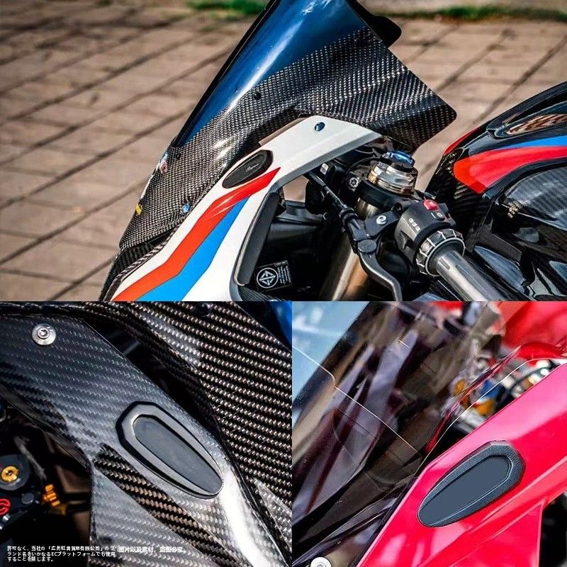S1000RR M1000RR 2020〜2026対応 ミラーカバーホルダー装飾ミラー