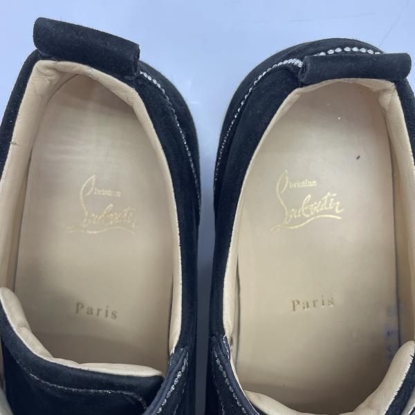【中古】Christian Louboutin スニーカー サイズ42 黒[91]