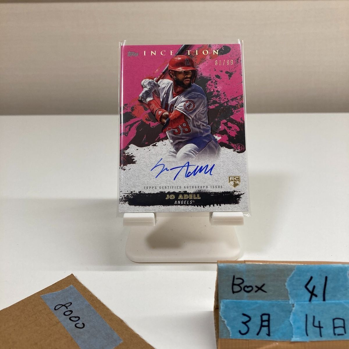 JO ADELL 直筆サインカード 2021 Topps Jo Adell 60/99 直筆サインカード Los Angeles Angels