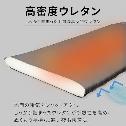 H★[クイックキャンプ] 車中泊マット セミダブル インフレータブル 高密度ウレタン 自動膨張 ハイエース 収納袋付き 簡単設営 非常用 防災グッズ 災害グッズ 寝袋 0eb0cac2