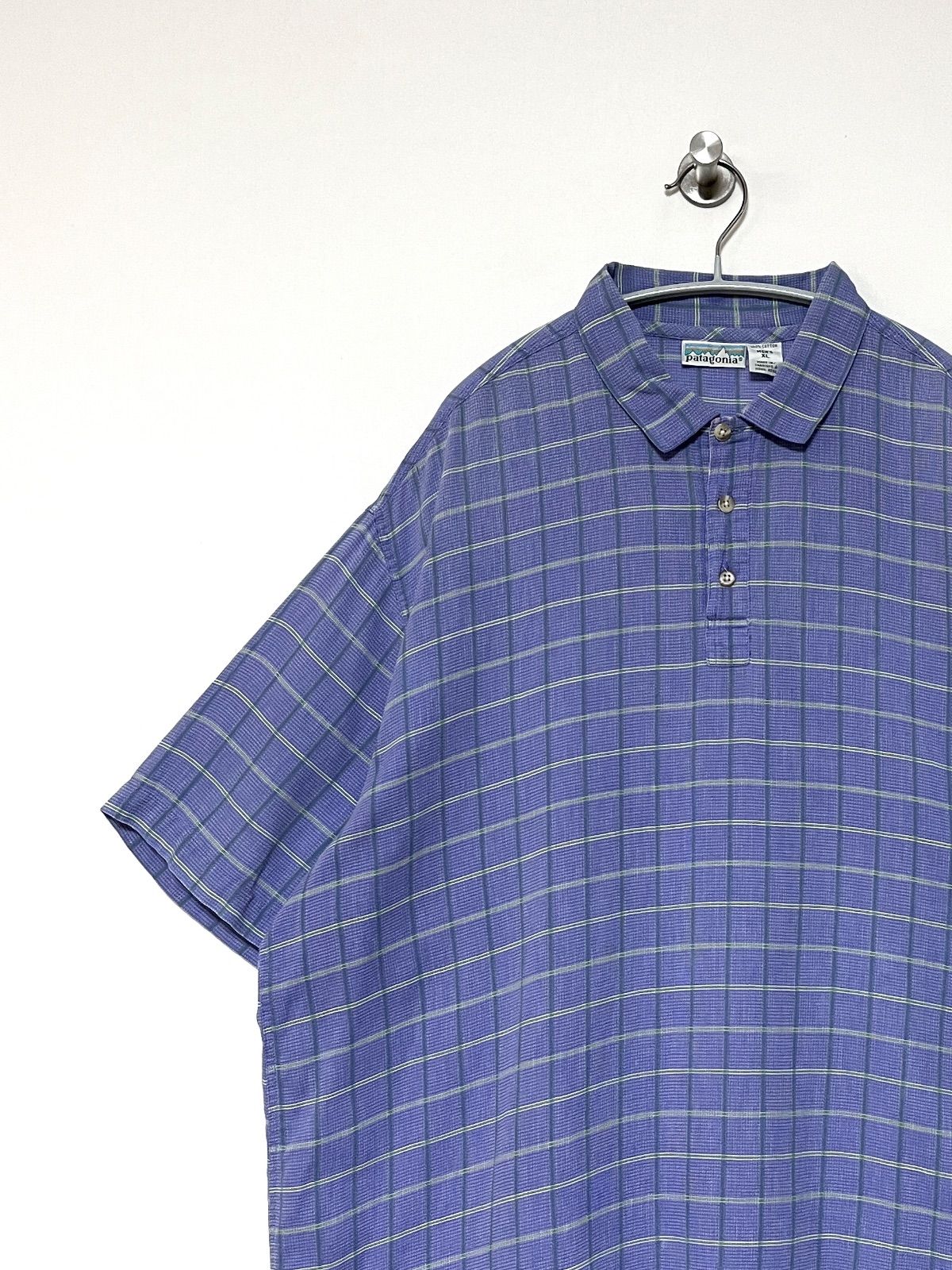 【patagonia】90s S/S ACマイクロメッシュシャツ XL パタゴニア A/C 半袖 古着