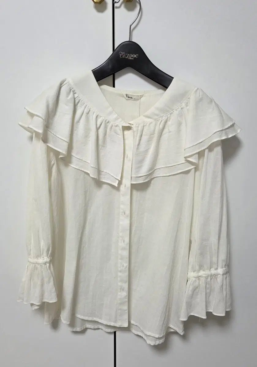 (新品) イッミシャ アイボリー フリル ブラウス 12,238円