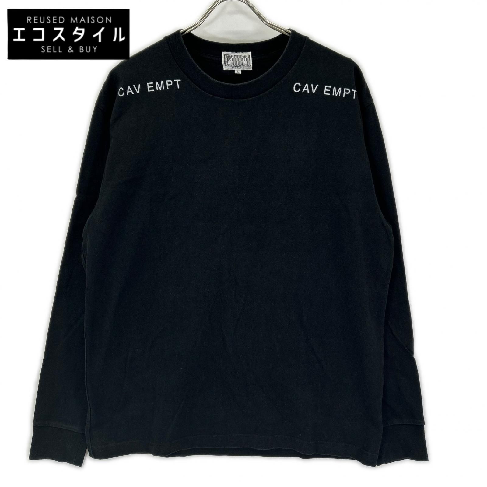 C.E CAV EMPT　シーイー キャブ エンプト　011100100 ブラック ロングスリーブ バックプリント Tシャツ　L 7,950円