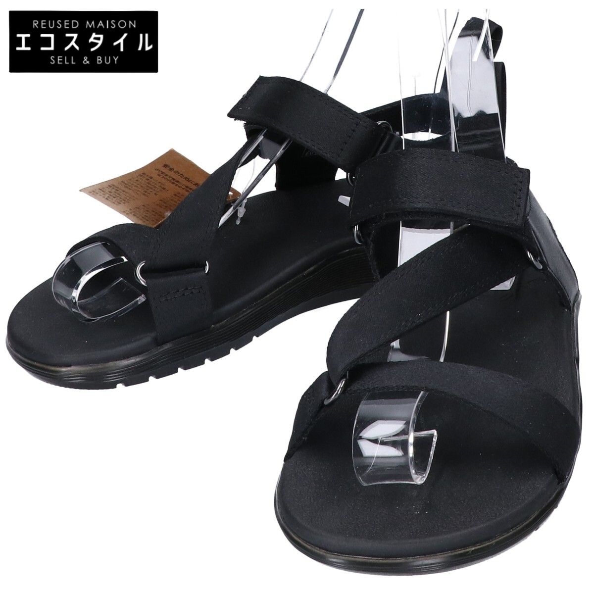 Dr.Martens　ドクターマーチン　21702001 BALFOUR/バルフォア ブラック PUレザー ラバーソール サンダル　36
