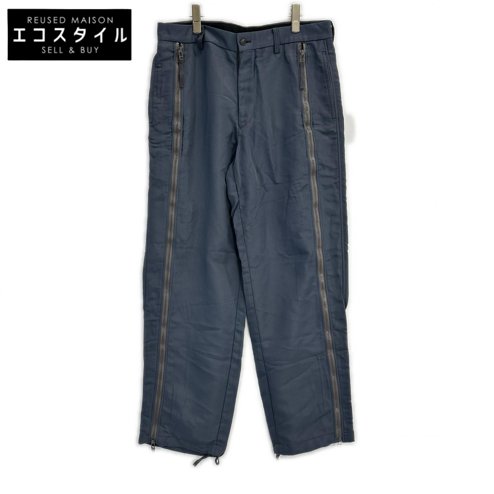 ISSEY MIYAKE MEN　イッセイミヤケメン　ME01-FF628 00SS グレー ナイロン パラシュート サイドジップワイドパンツ　XL 46,134円