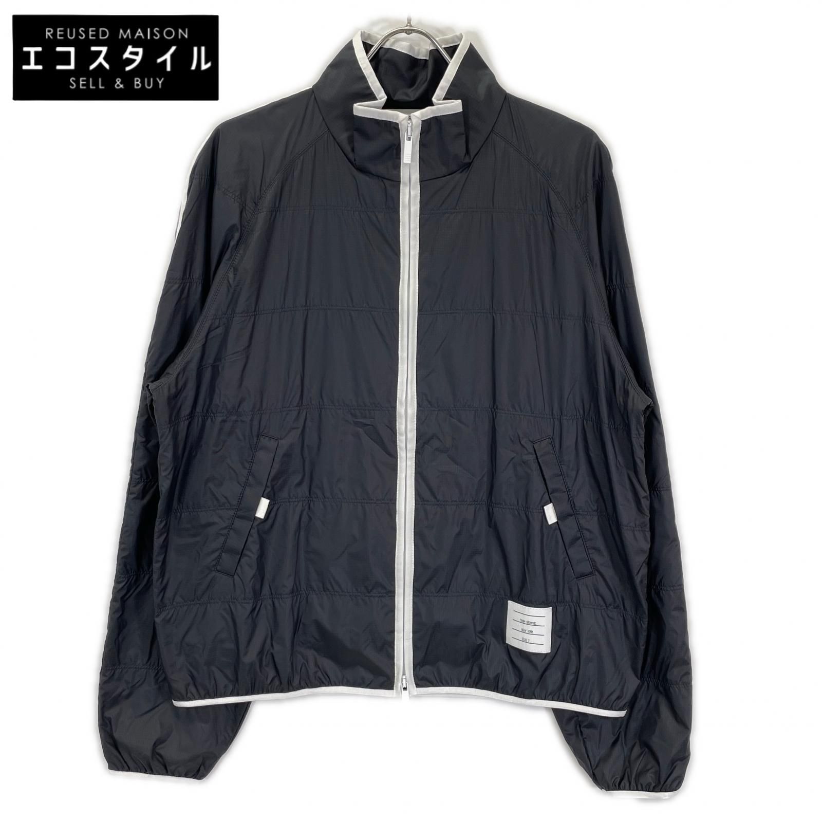 THOM BROWNE　トムブラウン　MJT319A-06859415 ブラック リップストップ トラックジャケット　2 28,529円