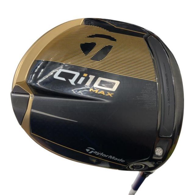 【中古】 テーラーメイド Qi10 MAX Designer Series BLACK/GOLD 9° ドライバー DR 純正特注シャフト (フレックスS) メンズ 男性用 右利き 右用 Cランク ゴルフクラブ 32,742円