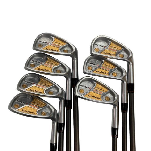 【中古】 本間ゴルフ Twin Marks PROTUNE-S 8S アイアンセット IR 2S DORIC TITANIUM I (フレックスその他) メンズ 男性用 右利き 右用 Dランク ゴルフクラブ 6,280円