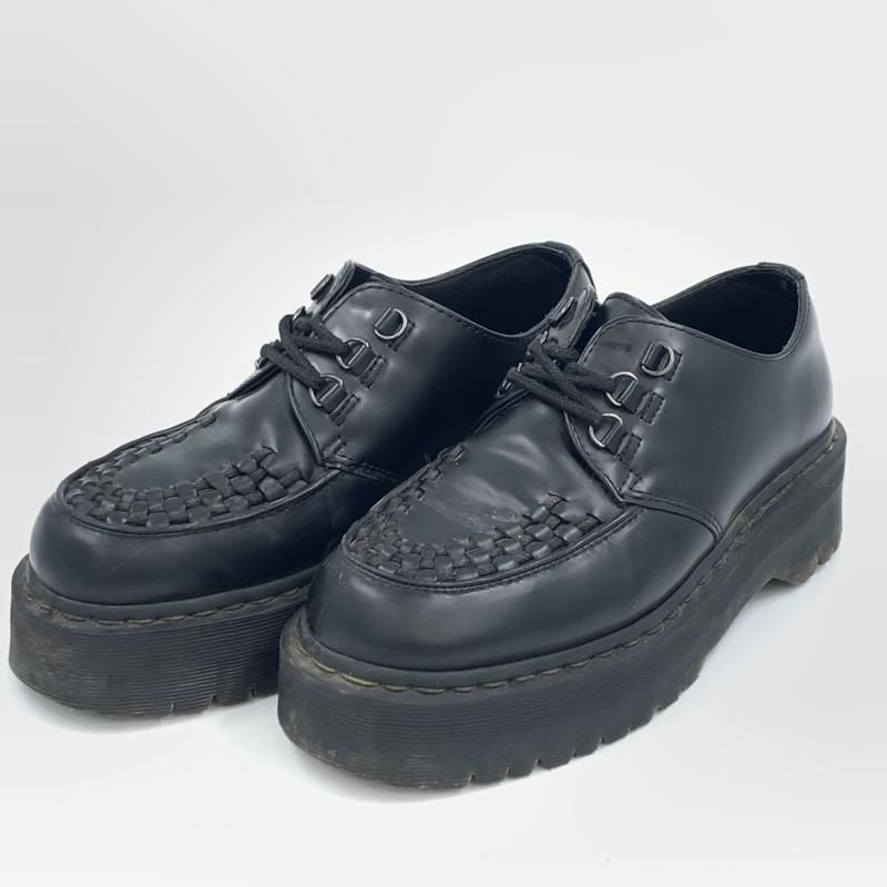 【中古】Dr.Martens 3ホール ASHLEY サイズUK9 ブラック　ドクターマーチン[92]