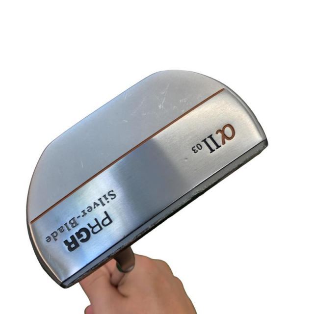 【中古】 プロギア SILVER-BLADE α II 03 34インチ パター PT スチール (フレックスその他) メンズ 男性用 右利き 右用 Cランク ゴルフクラブ