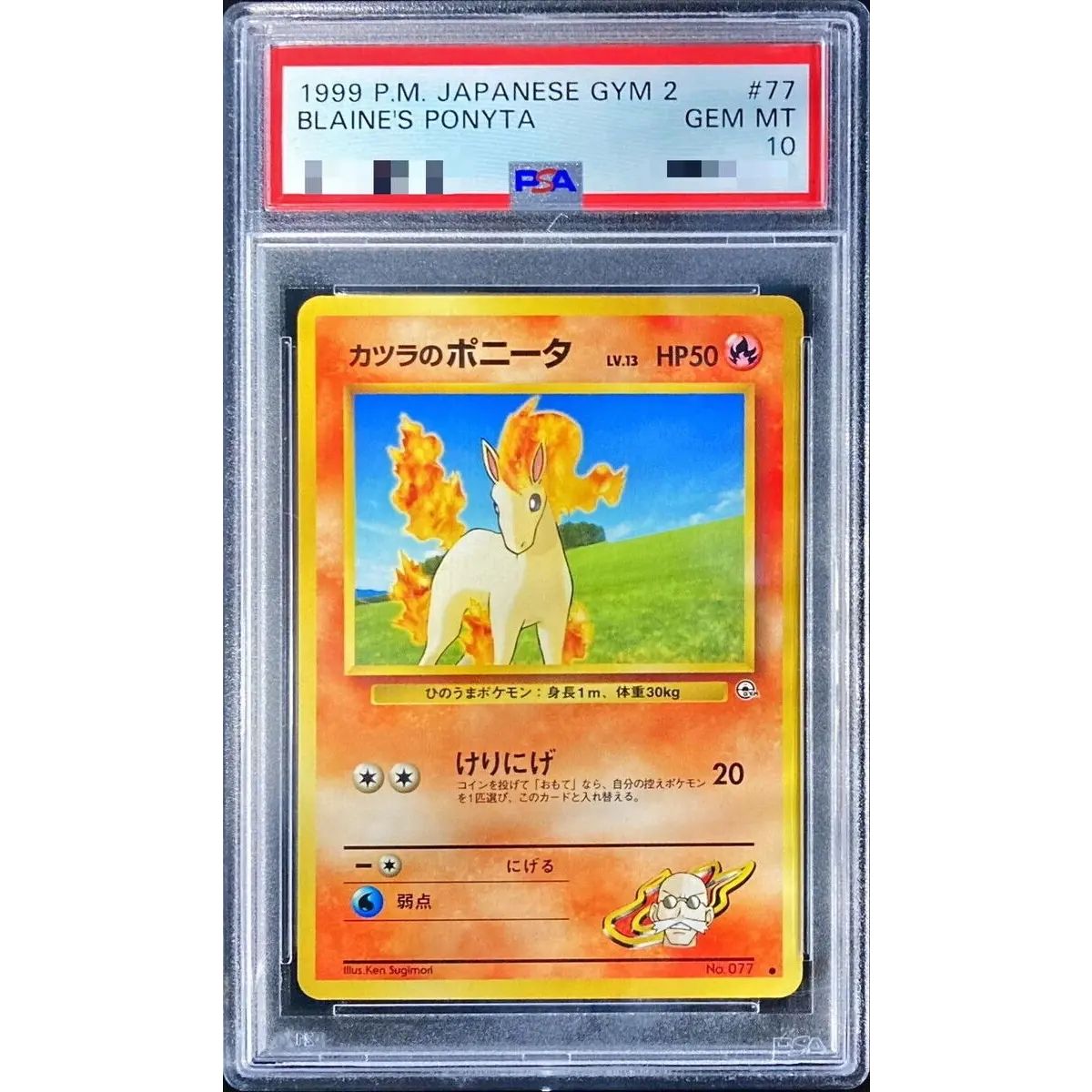 PSA10鑑定済〕カツラのポニータ LV.13(マークあり)【-】{旧裏} - メルカリ