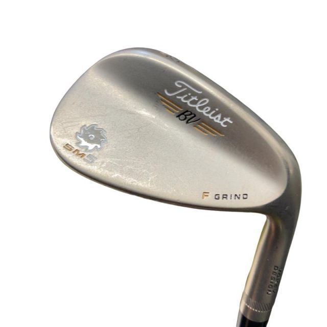 【中古】 タイトリスト VOKEY SPIN MILLED SM5 ゴールドニッケル 52°/12°F ウェッジ WG Dynamic Gold (フレックスS) メンズ 男性用 右利き 右用 Cランク ゴルフクラブ