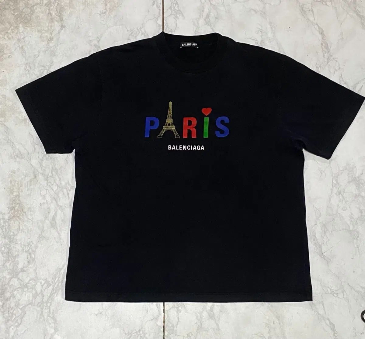 バレンシアガ パリ 半袖Tシャツ バスト 60