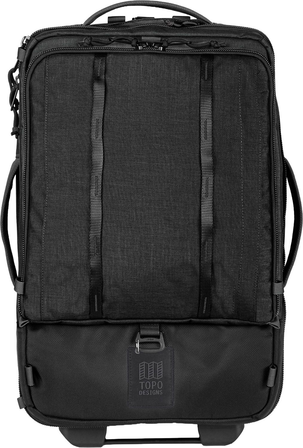 トポデザインズ TOPO DESIGNS アウトドア GLOBAL TRAVEL BAG ROLLER キャリーケース スーツケース 機内持込サイズ 収納 整理 耐久性 3WAY 背負い 手持ち 旅行 出張 932421 BLACKB ブラック/ブラック