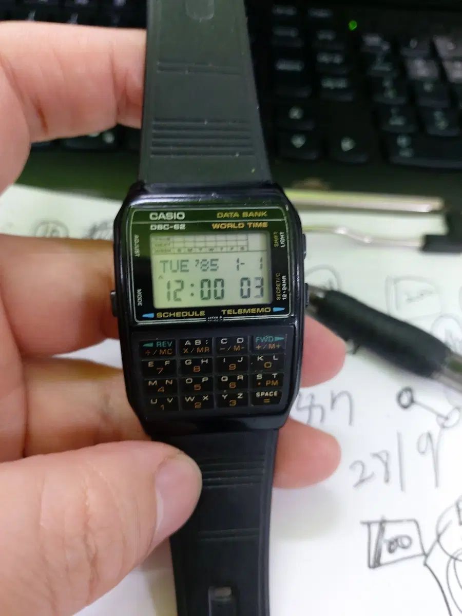 カシオ データーバンク DBC-62 テレメモ ウォッチ