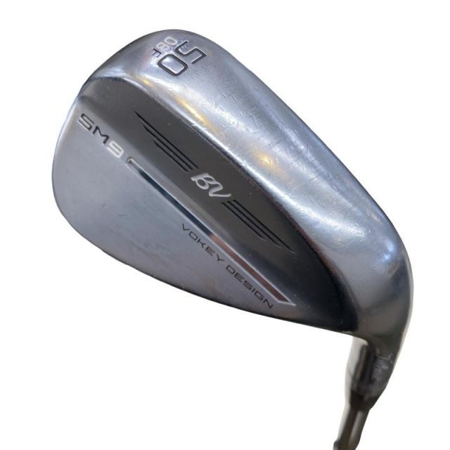 【中古】 タイトリスト VOKEY SPIN MILLED SM9 ツアークロム 50°/08°F ウェッジ WG Dynamic Gold (フレックスS) メンズ 男性用 右利き 右用 Cランク ゴルフクラブ