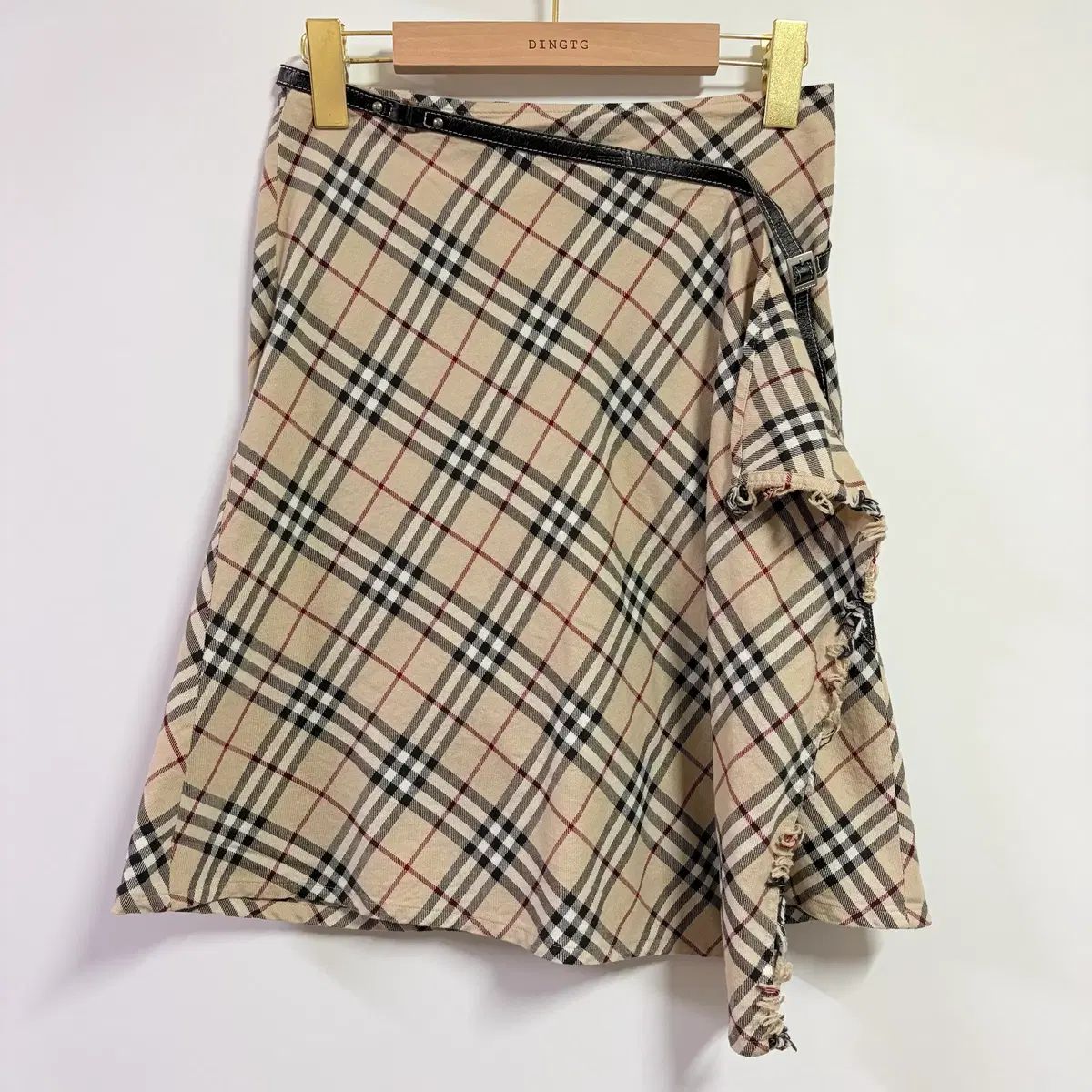 36 BURBERRY バーバリー ブルーレーベル ノヴァチェック Rab(ラブ) ラップ スカート 7,885円