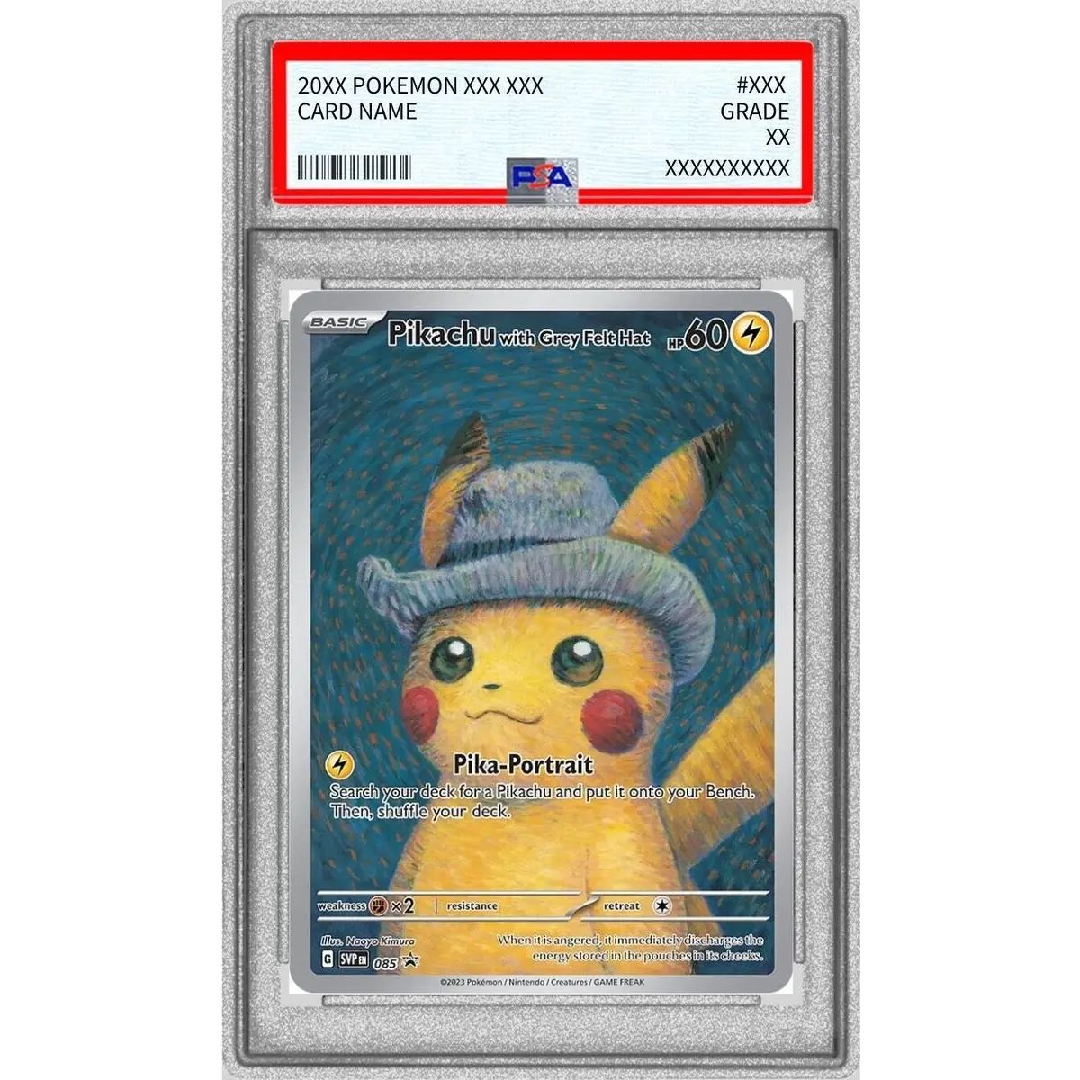 PSA9鑑定済〕Pikachu with Grey Felt Hat(ゴッホピカチュウ)【P】{085