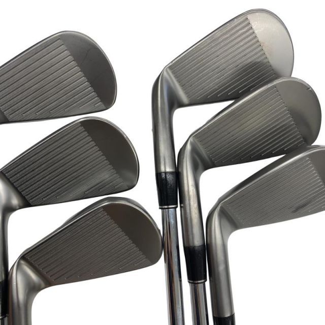 【中古】 ダンロップ SRIXON ZXi7 ブラック 6S アイアンセット IR 純正特注シャフト (フレックスS) メンズ 男性用 右利き 右用 Cランク ゴルフクラブ