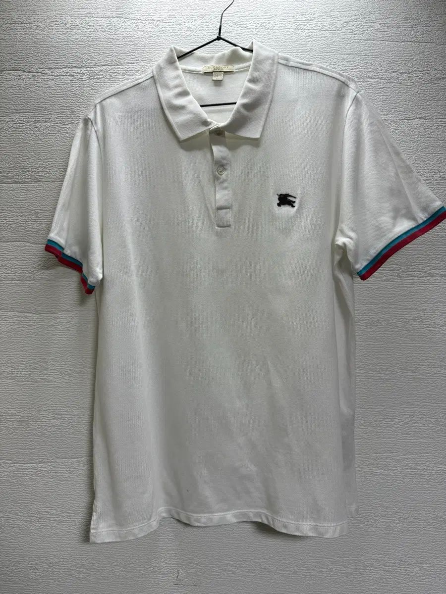 バーバリー 白 pk カラーTシャツ L 7,258円