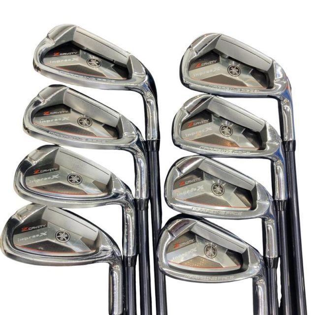 【中古】 ヤマハ inpres X Z CAVITY 9S アイアンセット IR TBX-512i (フレックスSR) メンズ 男性用 右利き 右用 Cランク ゴルフクラブ