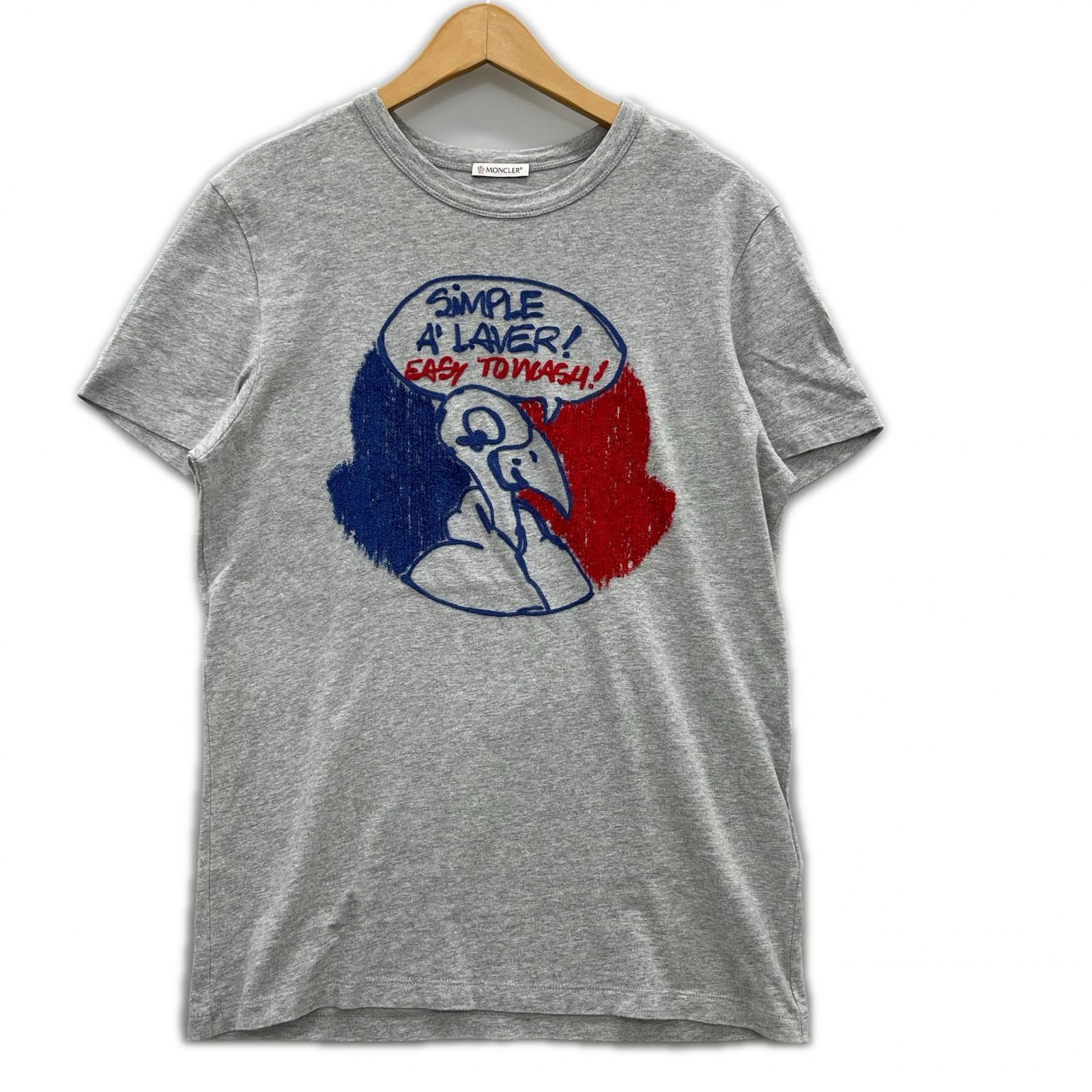 MONCLER モンクレール モンダック 刺繍半袖Ｔシャツ size表記なし/グレー