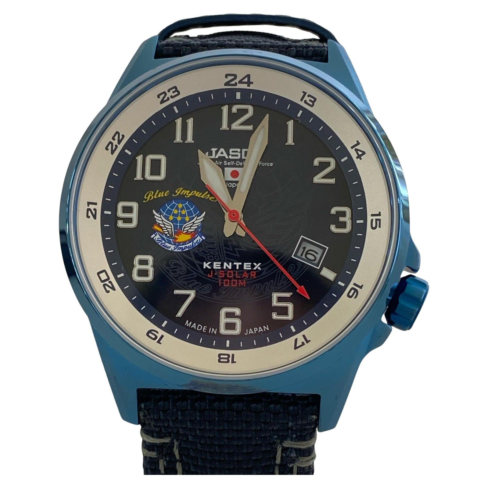 Kentex ケンテックス JSDF　ブルーインパルス腕時計/ブルー×ネイビー