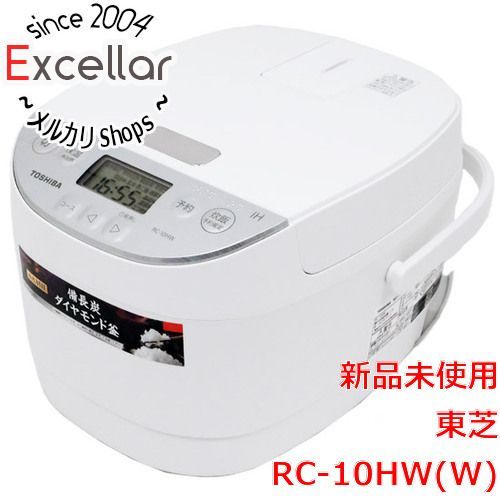 [bn:7] TOSHIBA　IHジャー炊飯器 5.5合炊き　RC-10HW(W)　ホワイト