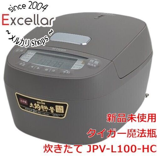 [bn:1] TIGER　圧力IHジャー炊飯器 炊きたて 5.5合炊き　JPV-L100-HC　チェスナッツグレー